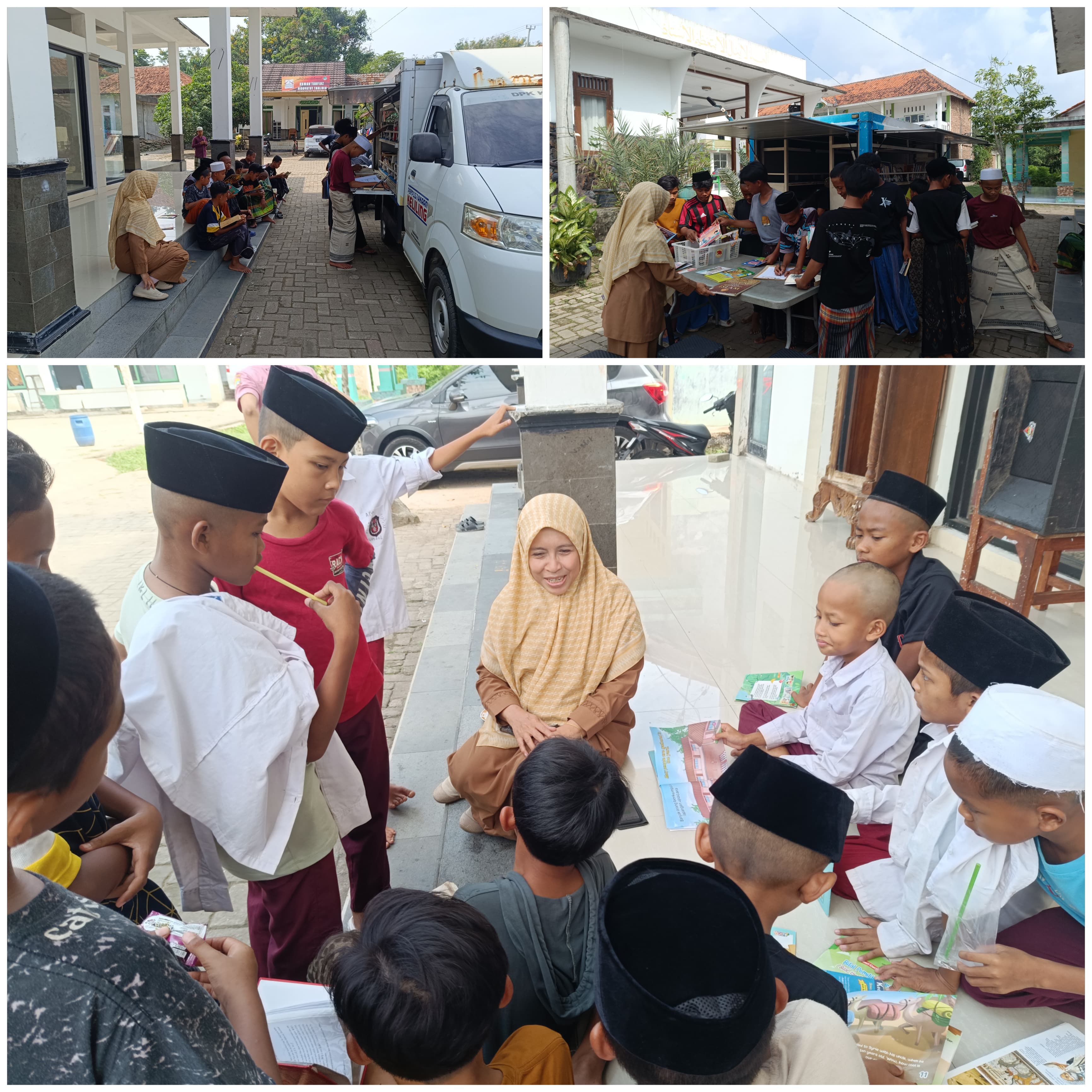 PERPUSTAKAAN KELILING_ PONPES HIDAYATUT THALIBIN_KEL TAKTAKAN